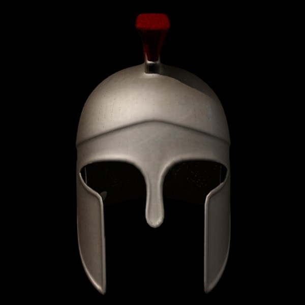 3ds greek corinthian helmet - Greek Hoplite Helmet by mostlysquare