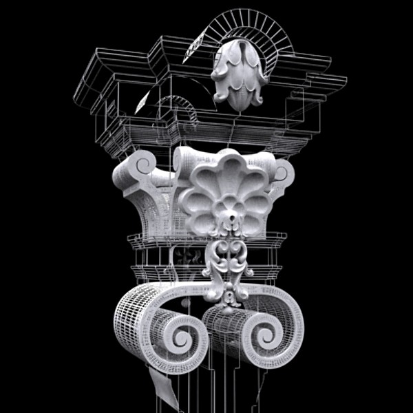 3ds max classic colum column exterior - Exterior column by VizArtOnline