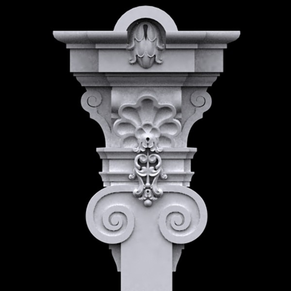 3ds max classic colum column exterior - Exterior column by VizArtOnline