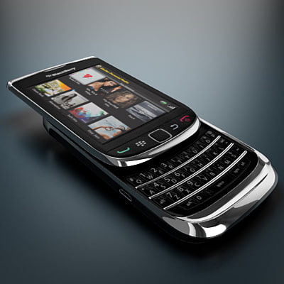 new blackberry 9800 torch 3d model - Blackberry 9800 Torch cell phone... by Leeift