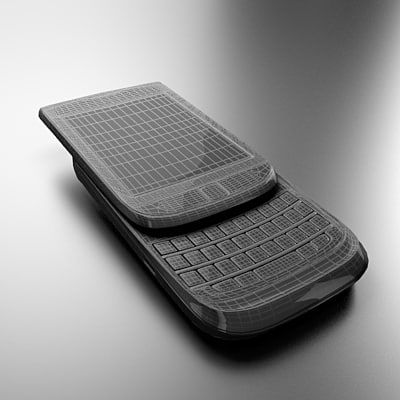 new blackberry 9800 torch 3d model - Blackberry 9800 Torch cell phone... by Leeift