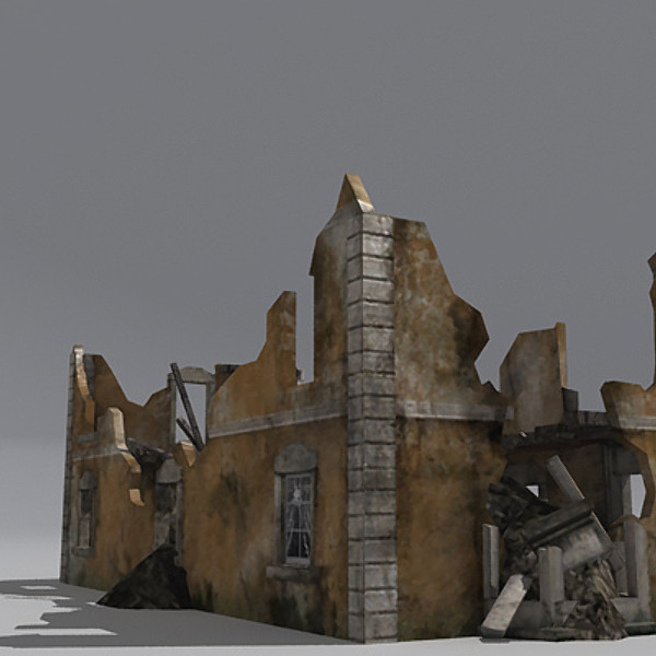 Realistic Old Building
