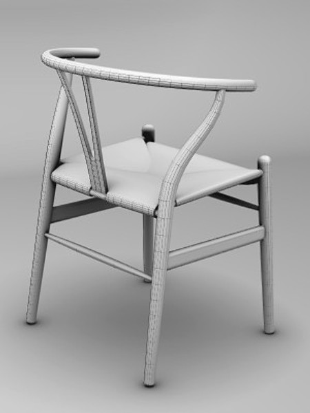 obj hans wegner wishbone chair - Wishbone Chair... by BBB3viz