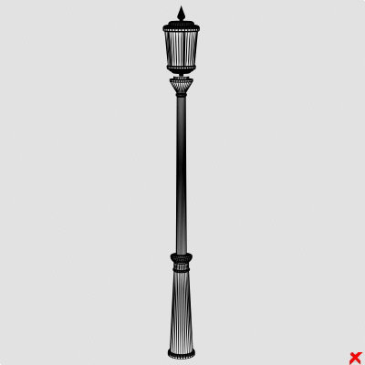 3d street lamps - Lamp street014-17.zip... by Fworx