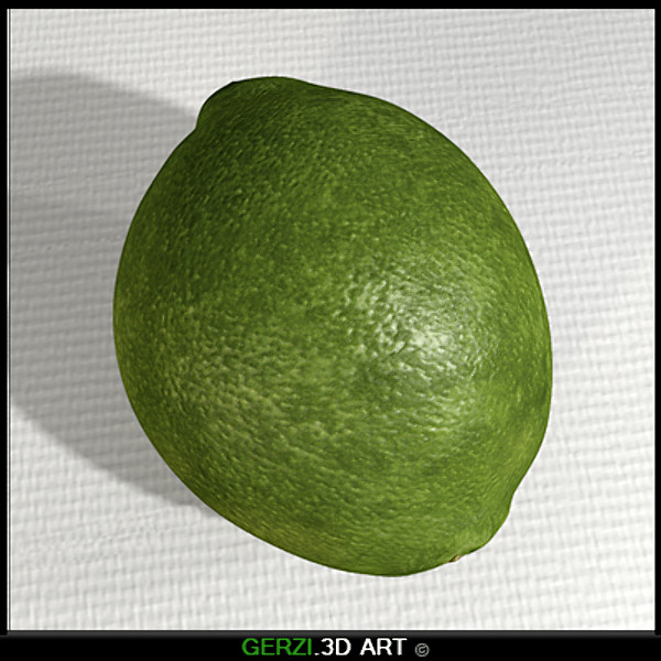 max lime fruit lemons - Lime by Gerzi 3D ART
