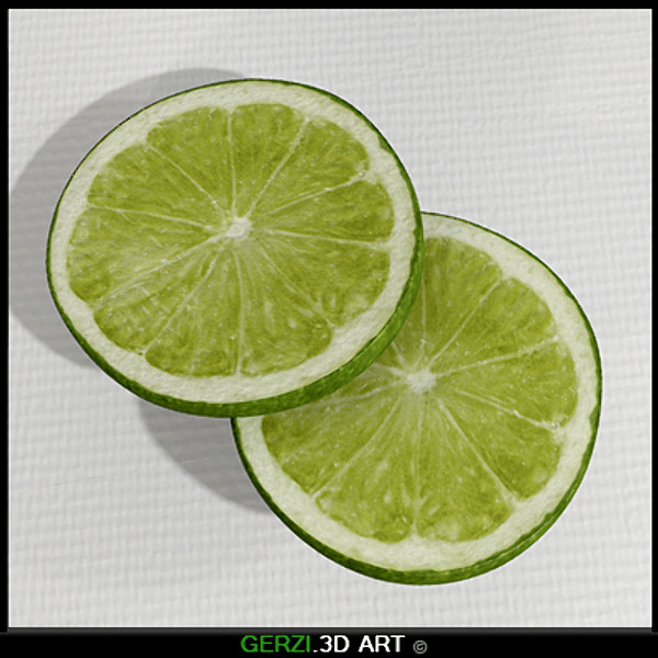 max lime fruit lemons - Lime by Gerzi 3D ART