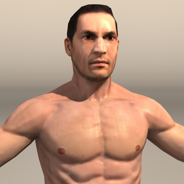 3d model boxer man athlete - boxer 02 by ozgur saral
