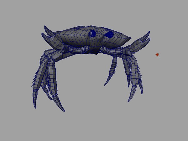 crab animate 3d model - turbosquidcrab.ma by animedia