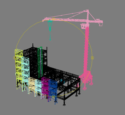3d construction houses model - Construction 06 by Imagework
