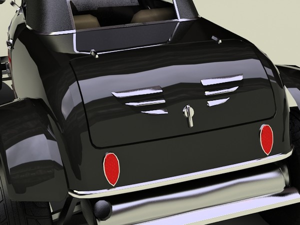 hot rod 3d model - Hot Rod by fabelar