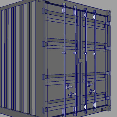 iso cargo containers 3d model - ISO Containers by warlockgraphics