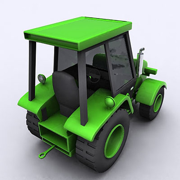 3d max tractor industrial - Tractor by QLEE