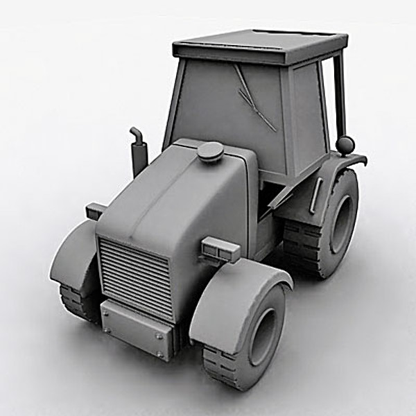 3d max tractor industrial - Tractor by QLEE