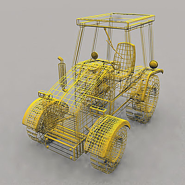 3d max tractor industrial - Tractor by QLEE