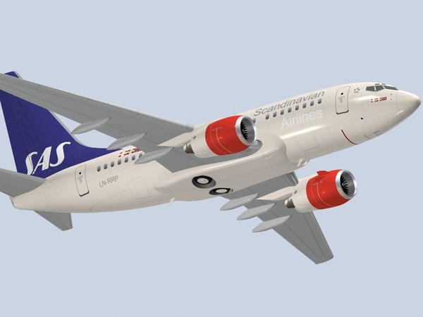b 737-600 3d model - B 737-600 SAS by PedroFaut