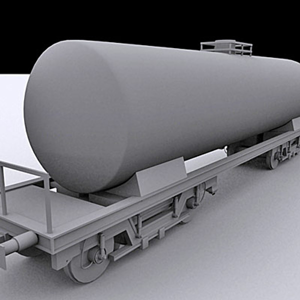 tanker wagon 3ds - Tanker Wagon by QLEE