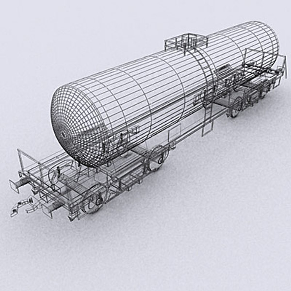 tanker wagon 3ds - Tanker Wagon by QLEE