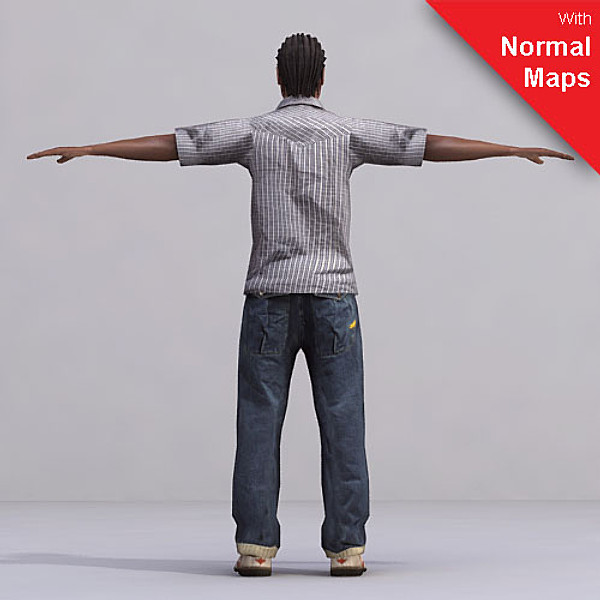 axyz 2 rigged characters x - CMan0023-FBX by axyzdesign
