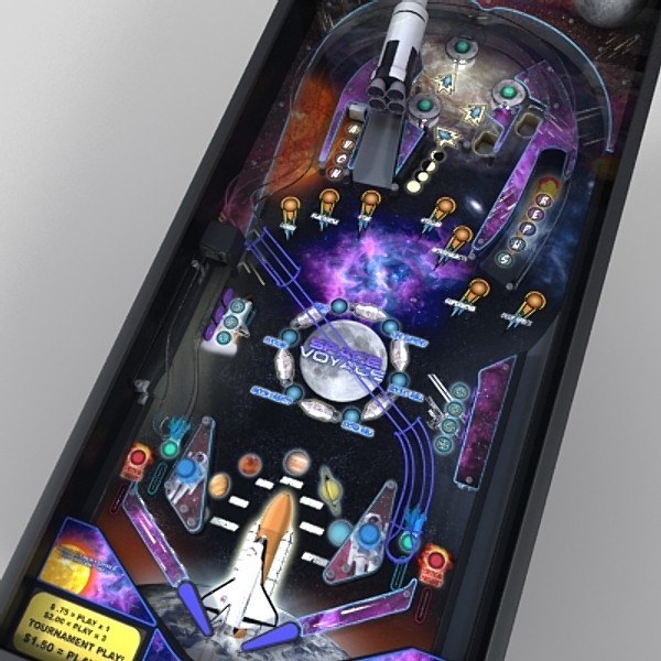 pinball machine 3d max - pinball 2 by monkeyodoom