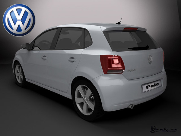 3d model polo 5door 2010 - Polo-5doors 2010... by rburlea