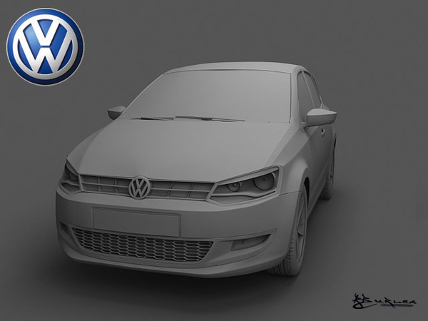 3d model polo 5door 2010 - Polo-5doors 2010... by rburlea