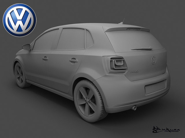 3d model polo 5door 2010 - Polo-5doors 2010... by rburlea