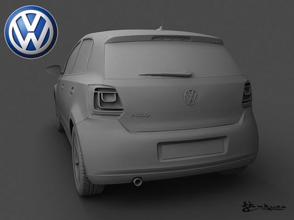 3d model polo 5door 2010 - Polo-5doors 2010... by rburlea