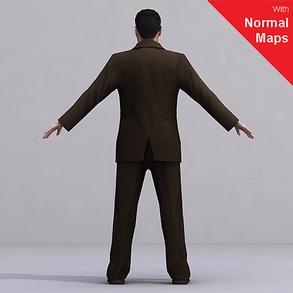 3ds max axyz rigged characters - BMan0011-CS by axyzdesign