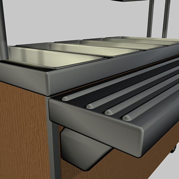 3d salad bar model - Salad Bar (portable) by Mike Carroll Jr