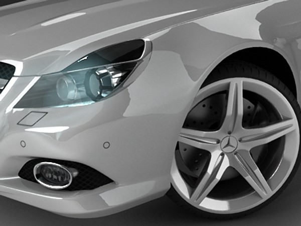 mercedes sl 2009 max - Mercedes SL 2009 by fabelar