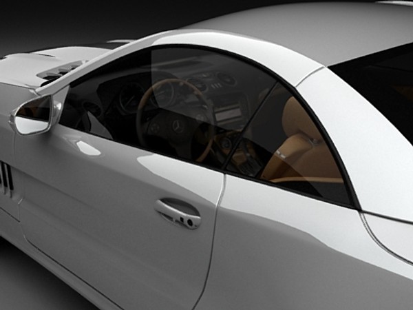 mercedes sl 2009 max - Mercedes SL 2009 by fabelar