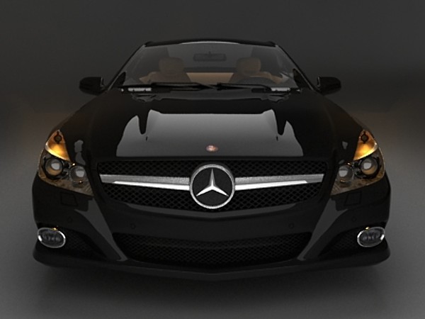 mercedes sl 2009 max - Mercedes SL 2009 by fabelar