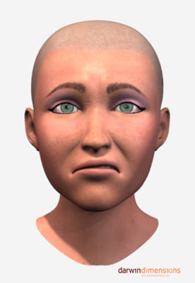 3d model head facials expressions - TurboHead4.zip by Darwin Dimensions