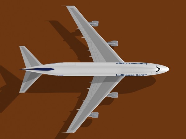 3d model b 747-200 f lufthansa - B 747-200 F Lufthansa Cargo by PedroFaut