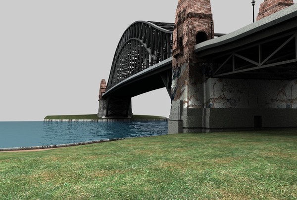 bridge scene city c4d - Bridge Scene by MattTrout