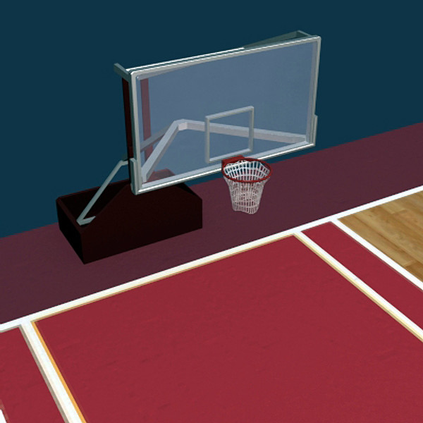 3ds max basketball court - Basketball Court by scripter