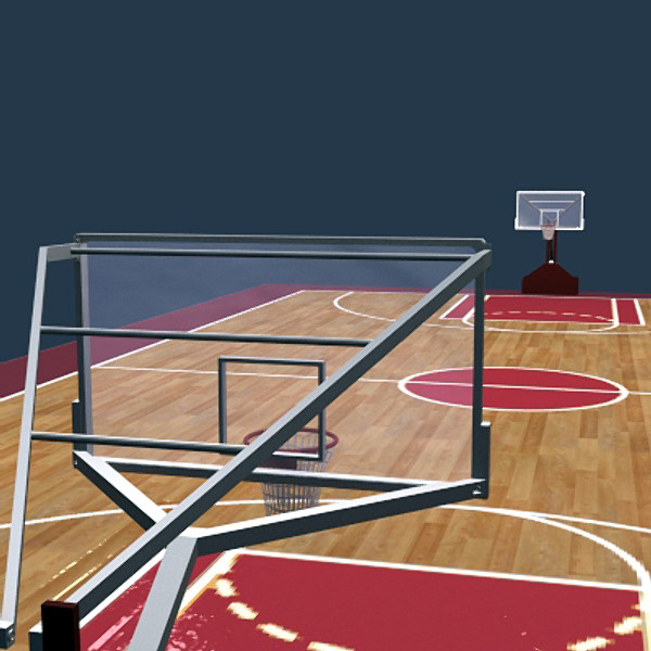 3ds max basketball court - Basketball Court by scripter