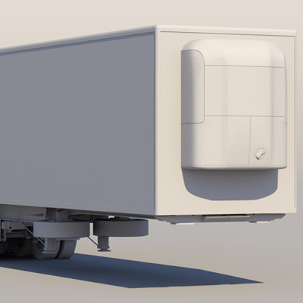 3d refrigerated semitruck - Refrigerator Semitruck by ArqArt3D