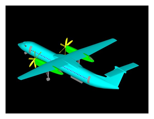 q400 aircraft iges dwg - Q400 Aircraft(rev) .dwg or .iges or .3dm by RodgerSaintJohn
