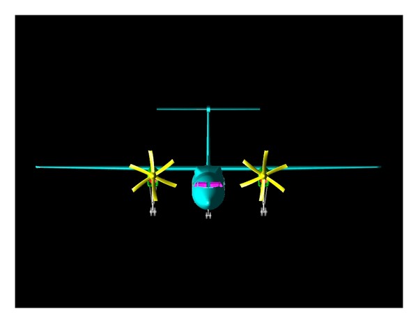 q400 aircraft iges dwg - Q400 Aircraft(rev) .dwg or .iges or .3dm by RodgerSaintJohn