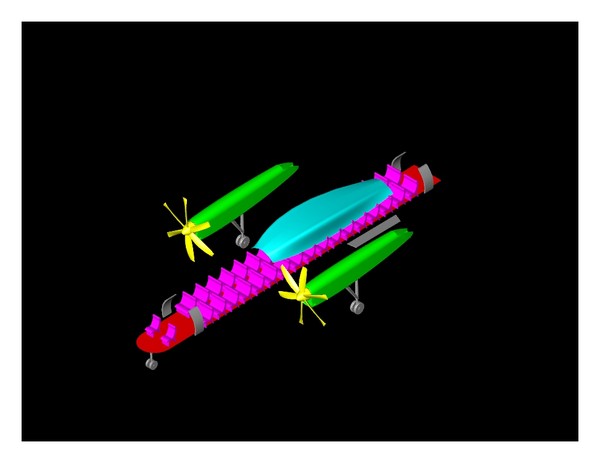 q400 aircraft iges dwg - Q400 Aircraft(rev) .dwg or .iges or .3dm by RodgerSaintJohn