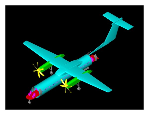 q400 aircraft iges dwg - Q400 Aircraft(rev) .dwg or .iges or .3dm by RodgerSaintJohn