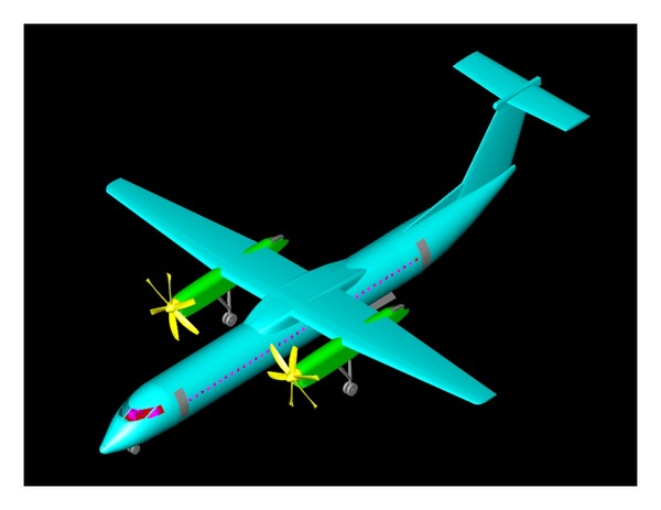 q400 aircraft iges dwg - Q400 Aircraft(rev) .dwg or .iges or .3dm by RodgerSaintJohn