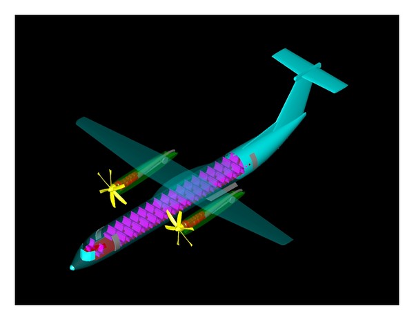 q400 aircraft iges dwg - Q400 Aircraft(rev) .dwg or .iges or .3dm by RodgerSaintJohn