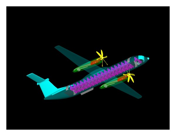 q400 aircraft iges dwg - Q400 Aircraft(rev) .dwg or .iges or .3dm by RodgerSaintJohn