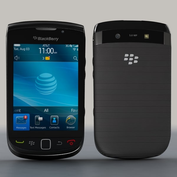 blackberry torch 9800 3d max - Blackberry Torch 9800 by sweiry_tv
