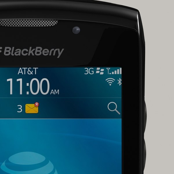 blackberry torch 9800 3d max - Blackberry Torch 9800 by sweiry_tv