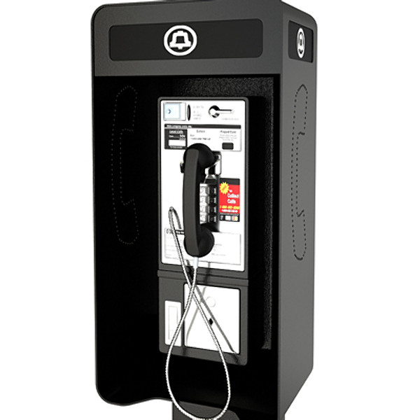 public phone 3d model - Public phone by coboide