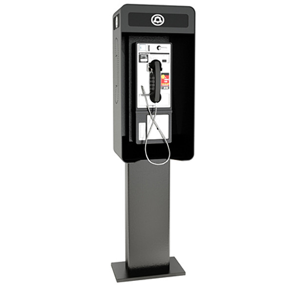 public phone 3d model - Public phone by coboide