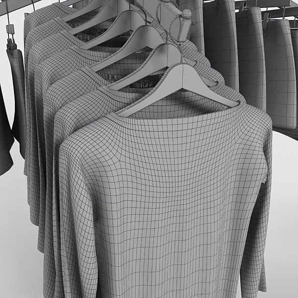 3d skirt sweater rack - skirt and sweater rack by DigitalX